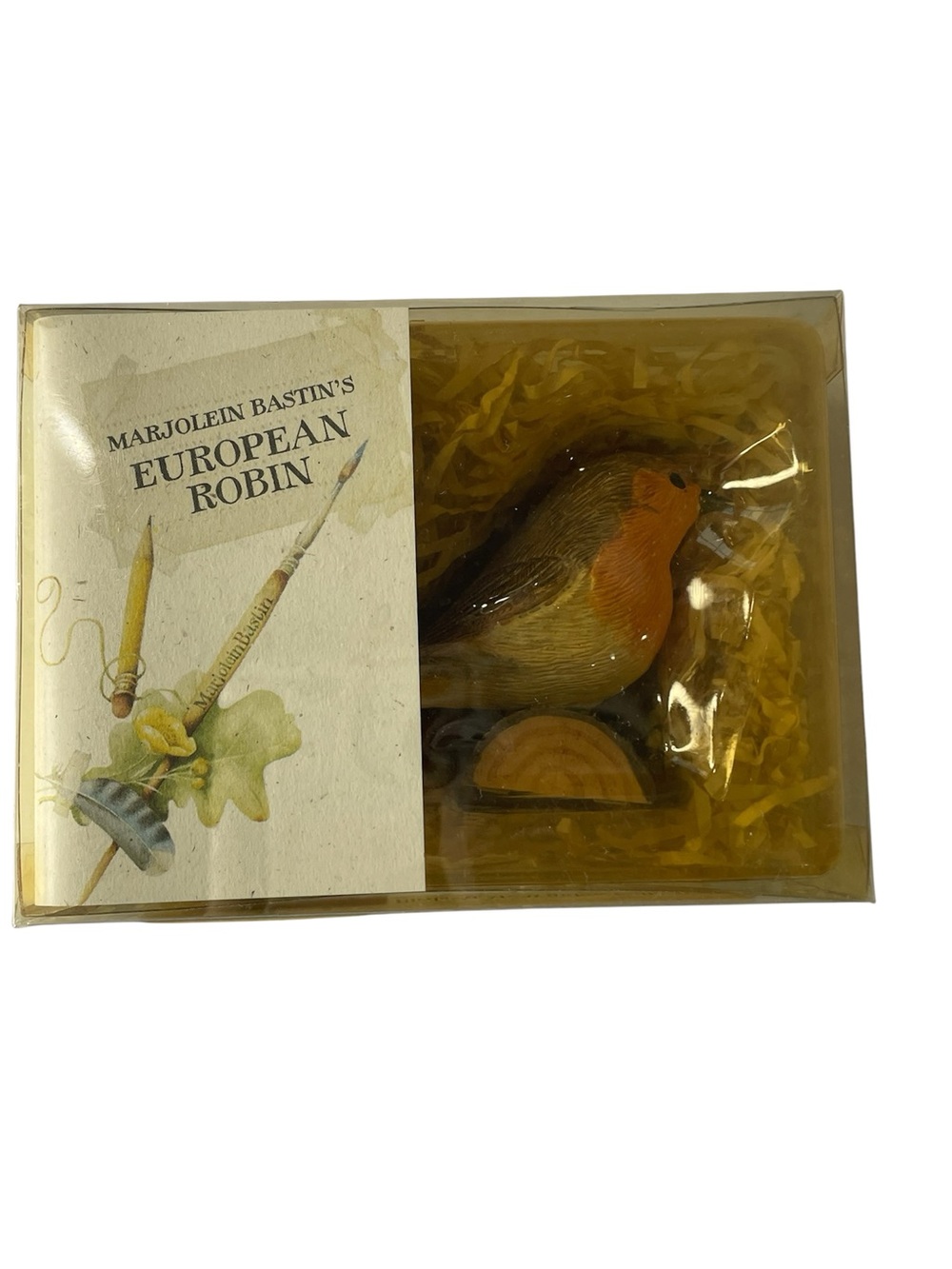 Marjolein Bastin European Robin Figurine Birds At My Window By Hallmark NOS NEW